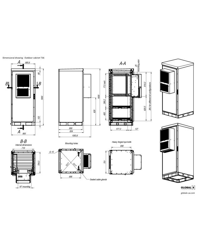 Габаритне креслення T36